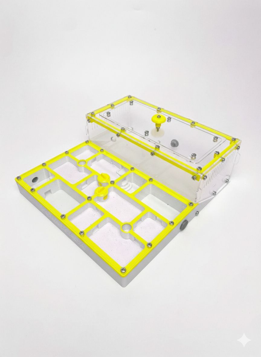 Мурашина ферма AntHome XL (біло-жовта)