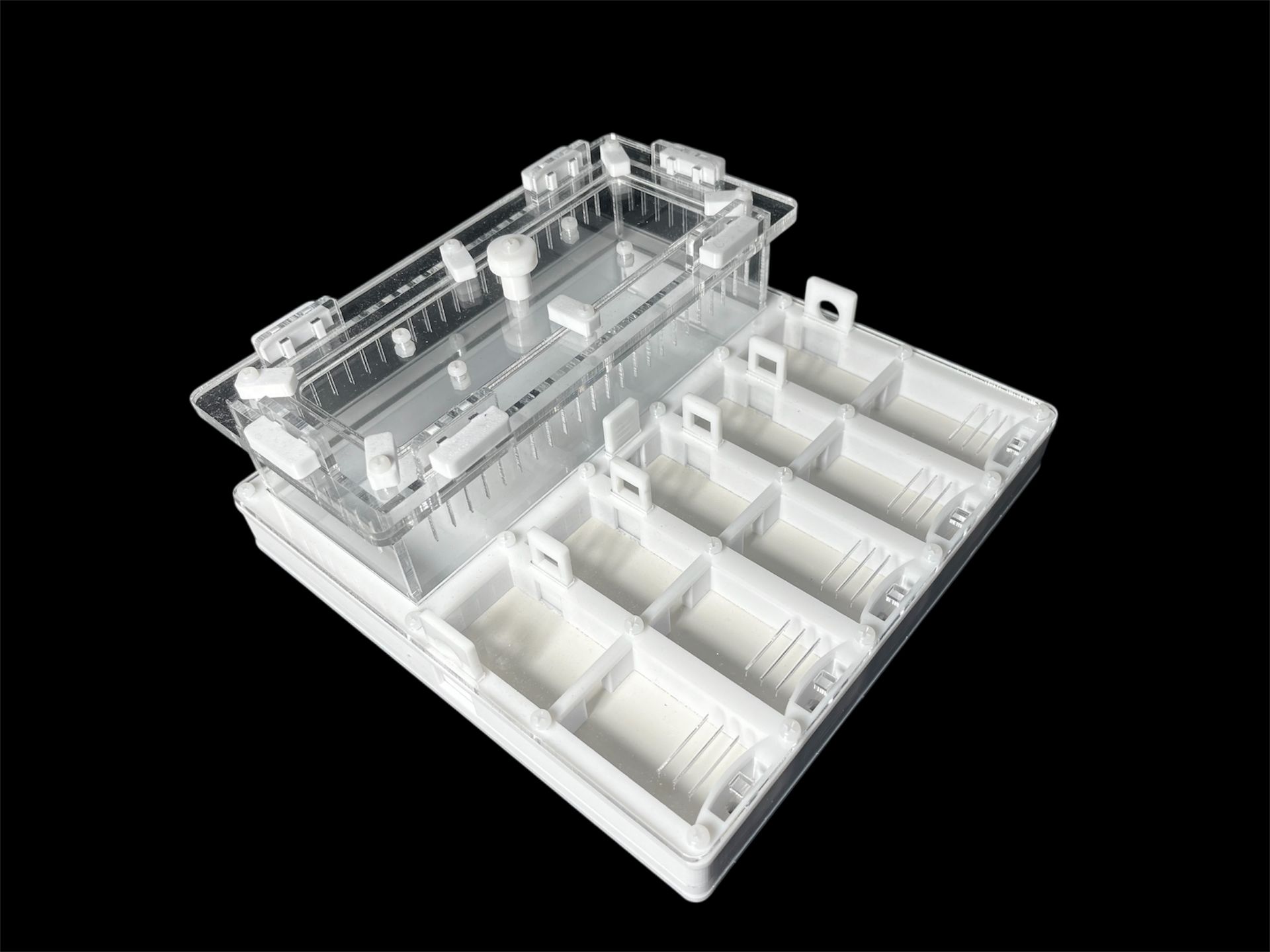 Муравьиная ферма с 5 зонами увлажнения. Герметичная крышка, безопасные материалы