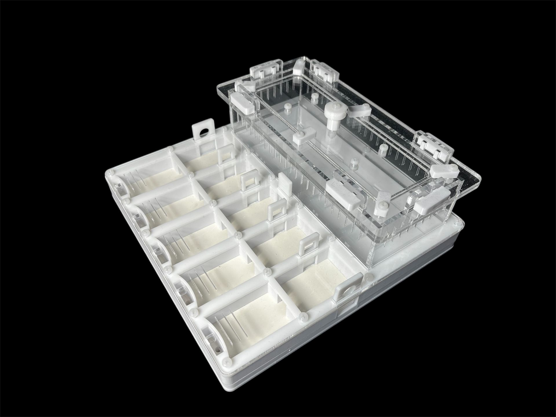 Муравьиная ферма с 5 зонами увлажнения. Герметичная крышка, безопасные материалы