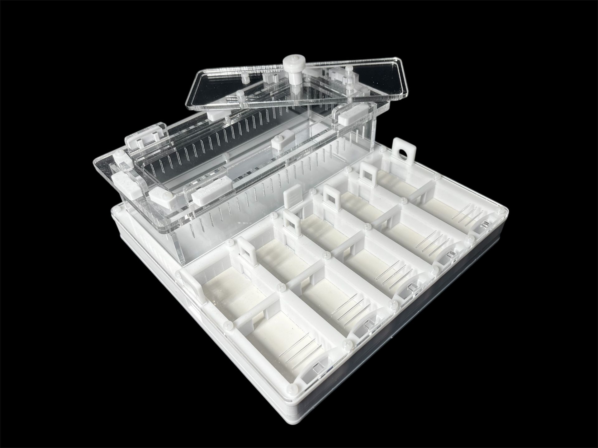 Муравьиная ферма с 5 зонами увлажнения. Герметичная крышка, безопасные материалы