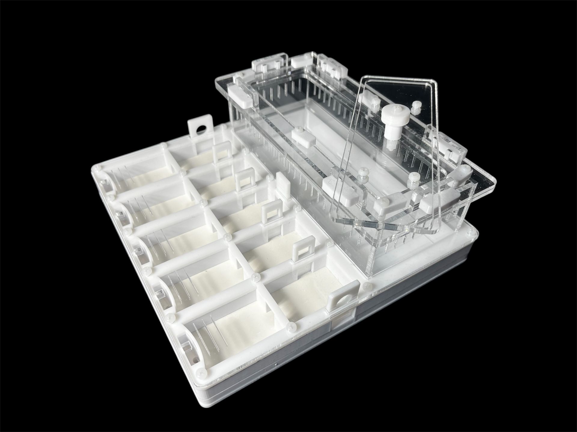 Муравьиная ферма с 5 зонами увлажнения. Герметичная крышка, безопасные материалы