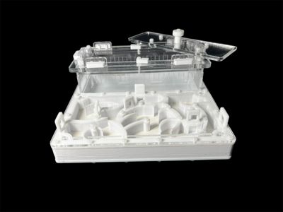 Белая муравьиная ферма 200х200мм: полный гипс, 4 зоны увлажнения. Для Pheidole и Camponotus