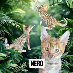 Котик породи Тойгер, Неро, 4 місяці