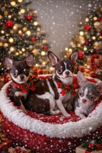 Цуцинята ЧИхуахуа дуже гарні ходять на пиленку