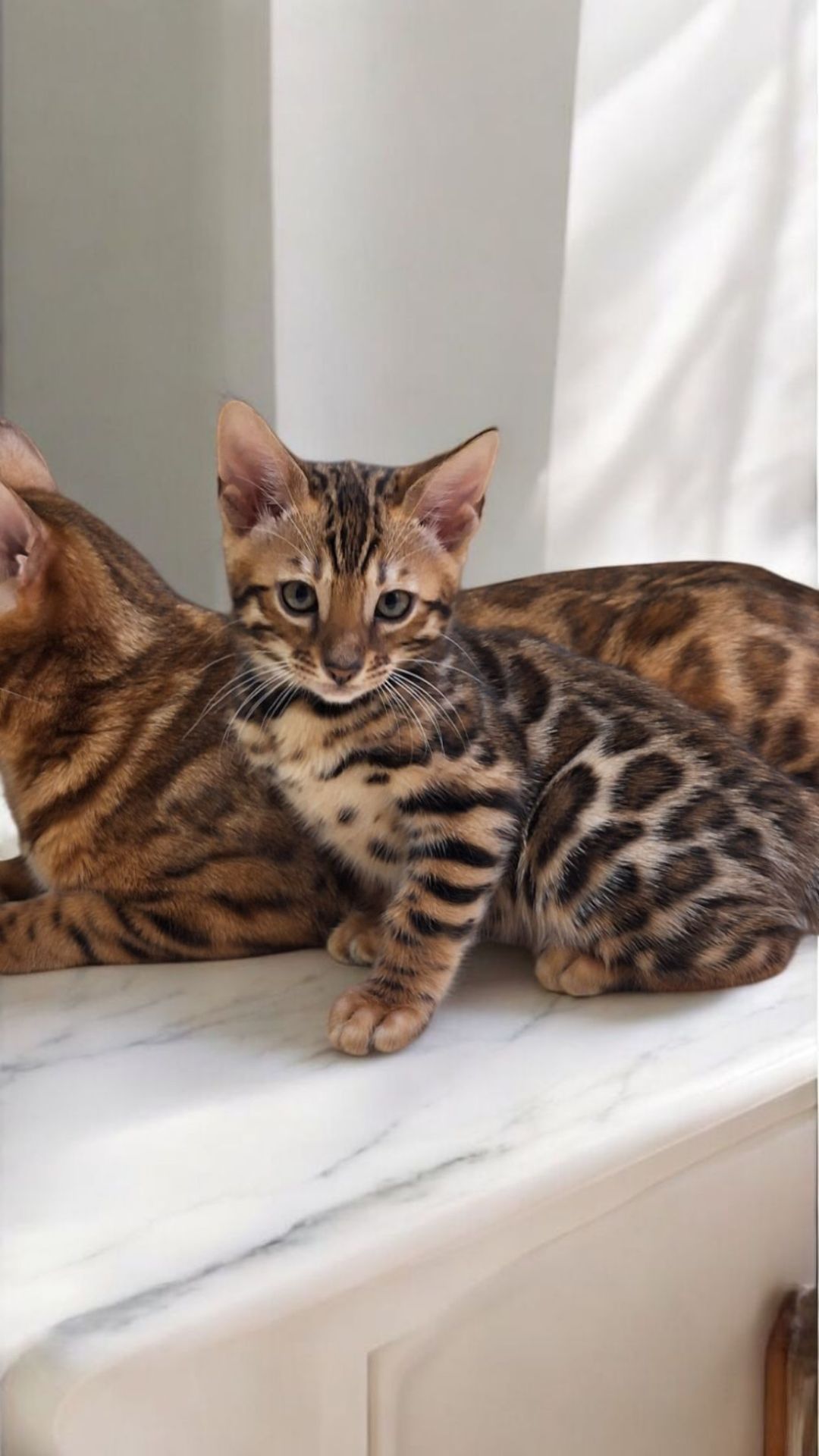 Шикарні бенгальські кошенята