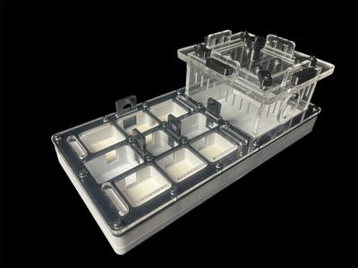 Профессиональная муравьиная ферма черная 220×110 мм с двойной защитой от побегов