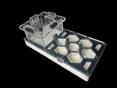 Чёрная муравьиная ферма "Соты" 220×110 мм – 600 грн