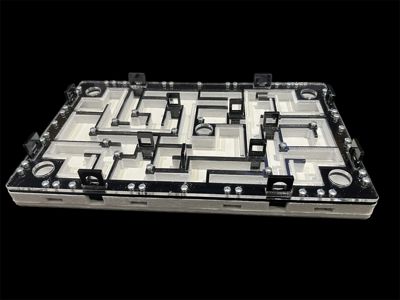 Модуль-лабиринт для муравьиной фермы 18×30 см – купить с гипсовым основанием для Camponotus и Messor