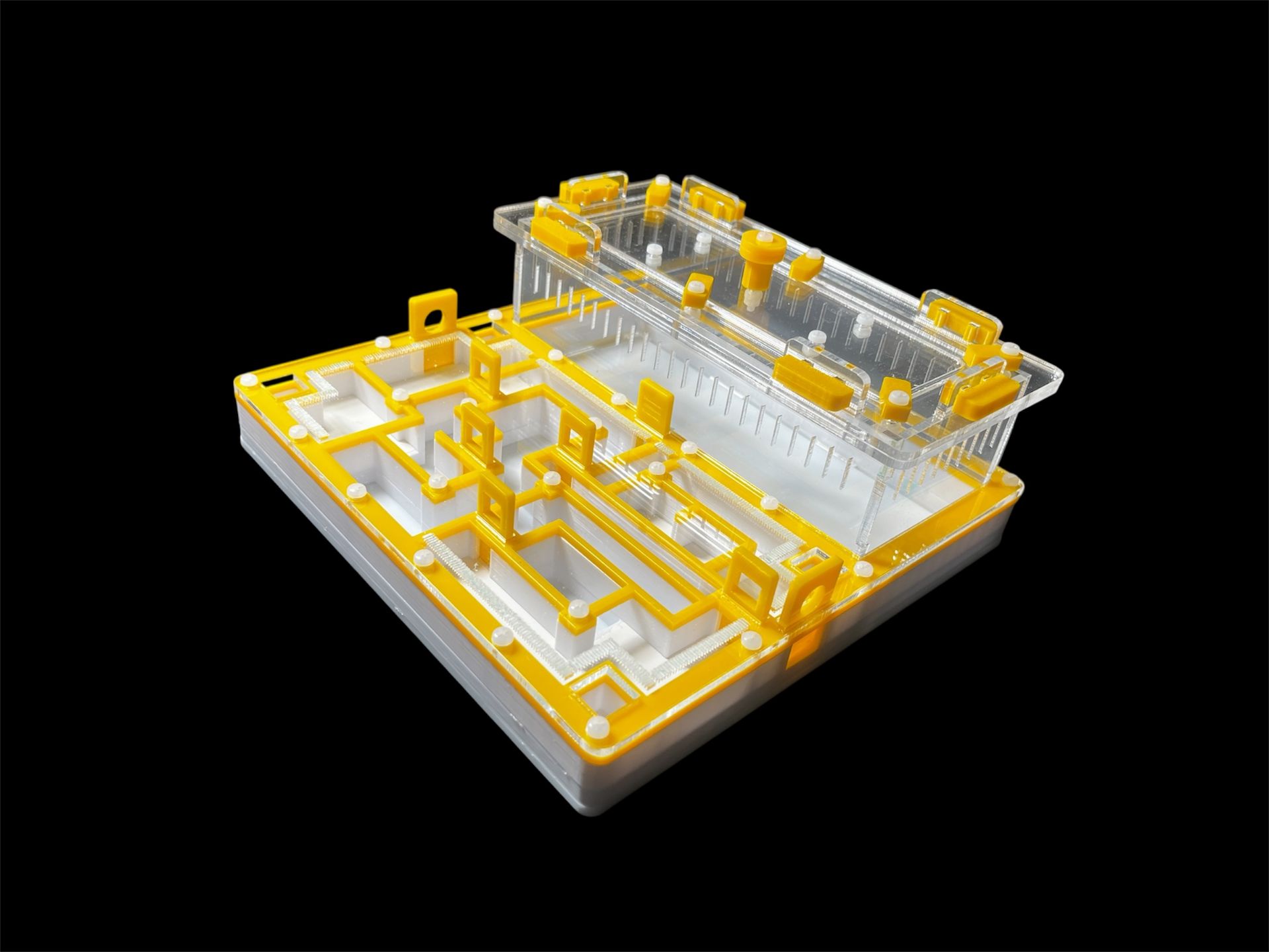 Профессиональный формикарий лабиринт с гипсом Г23 - 5 изолированных секций для колонии