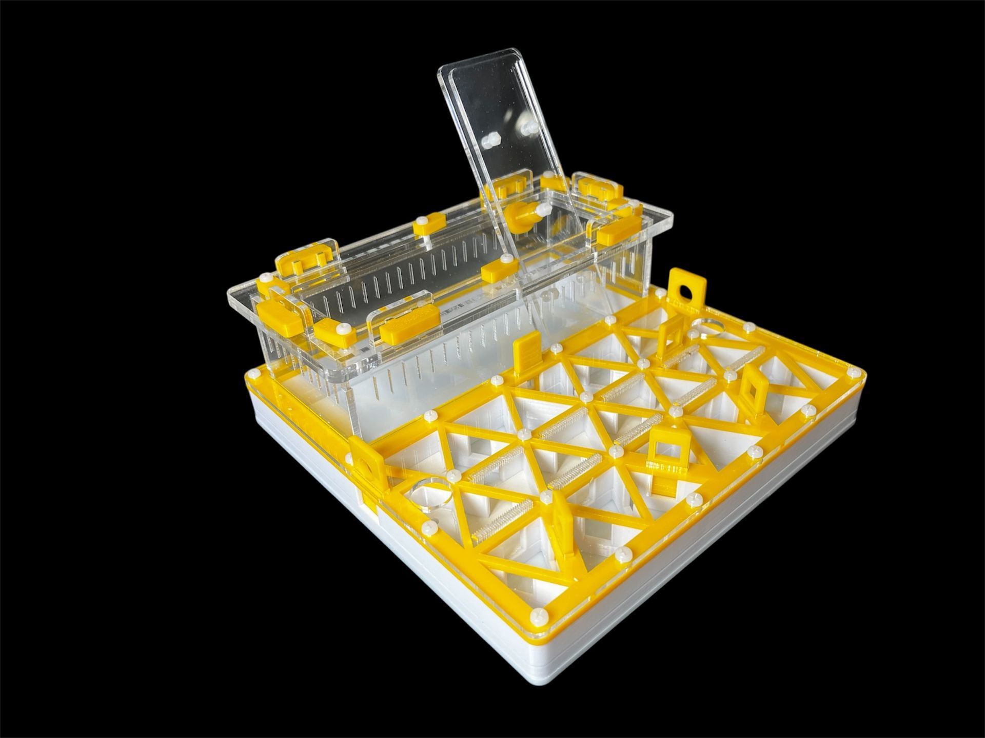 Желтый профессиональнй формикарий с автоувлажнением - 2 зоны увлажнения, доставка по Украине