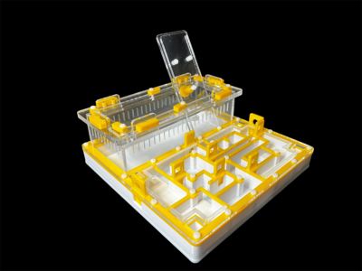 Профессиональный формикарий лабиринт с гипсом Г23 - 5 изолированных секций для колонии