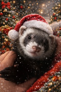 Вязка, хорек фретка