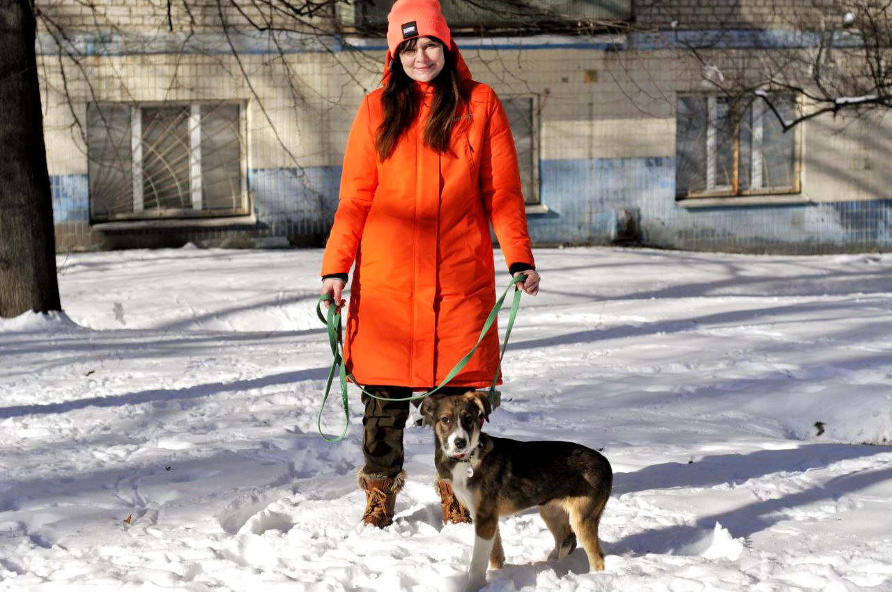 Цуценя Тері, дівчинка