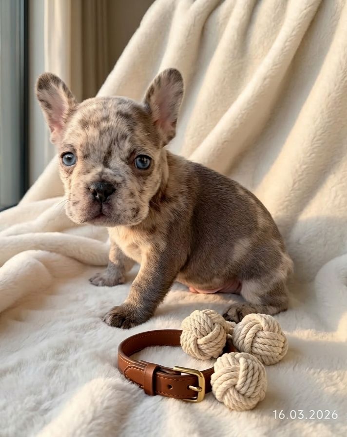 Цуценята французького бульдога