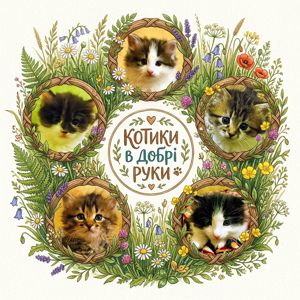 5 кошенят в добрі руки