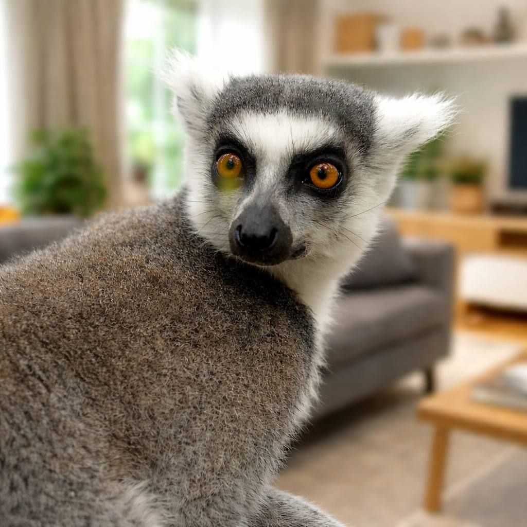 Котячий лемур — екзотичний улюбленець, який закохує з першого погляду