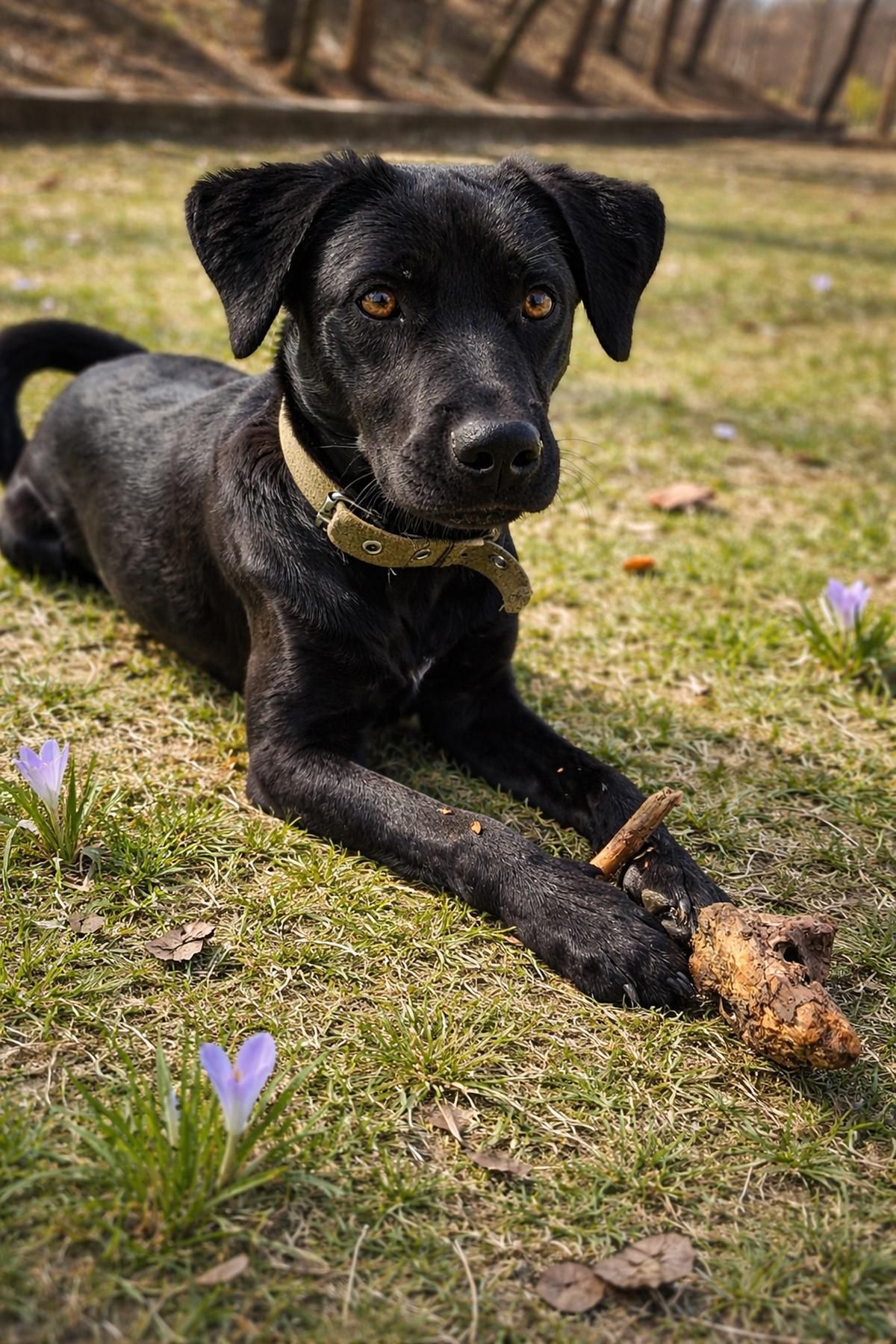 цуценя Грім, метис лабрадора