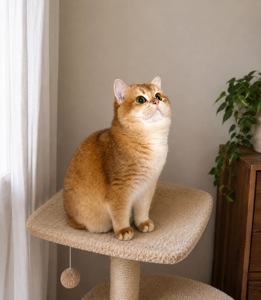 Британське кошення хлопчик золота шиншила