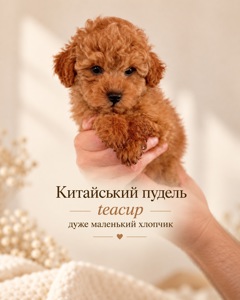 Китайский пудель тикап, счастье в семью