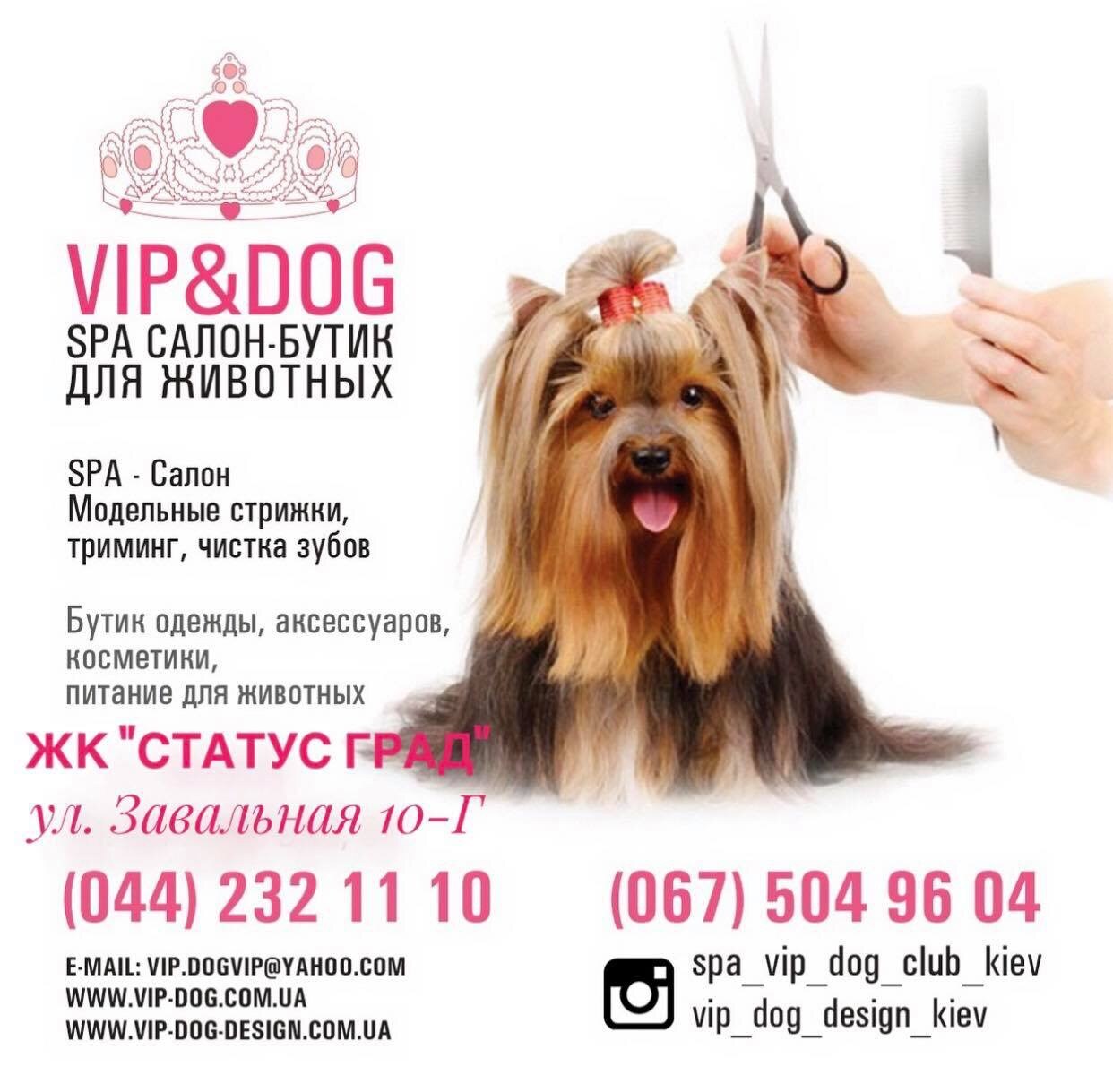 Spa Салон & Бутик Vip & Dog для животных